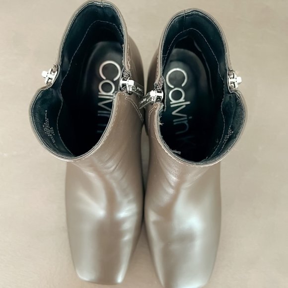 Calvin Klein | Dark Brown Ankle Bootie - Picture 7 of 10